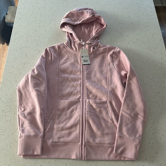 Figs Tops - FIGS ON SHIFT FULL ZIP UP HOODIE